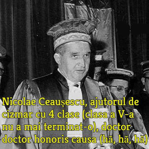 Dictatorul comunist Nicolae Ceauşescu