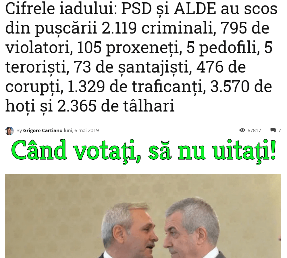 PSD - partidul borfasilor