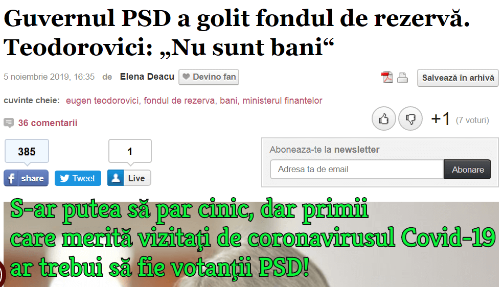 PSD = ciuma rosie = mafia