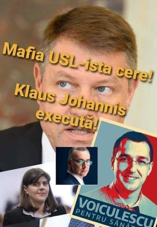 Klaus Iohannis, mafia USL