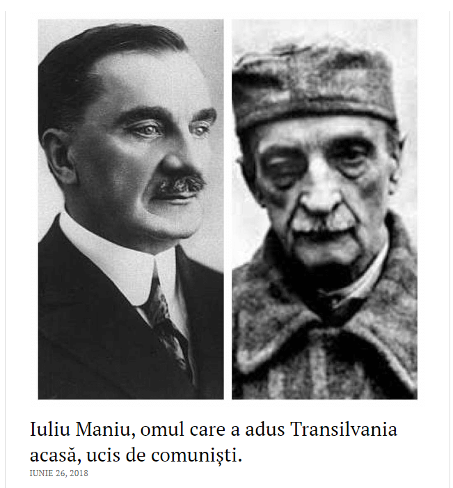 Iuliu Maniu, ucis de comunisti