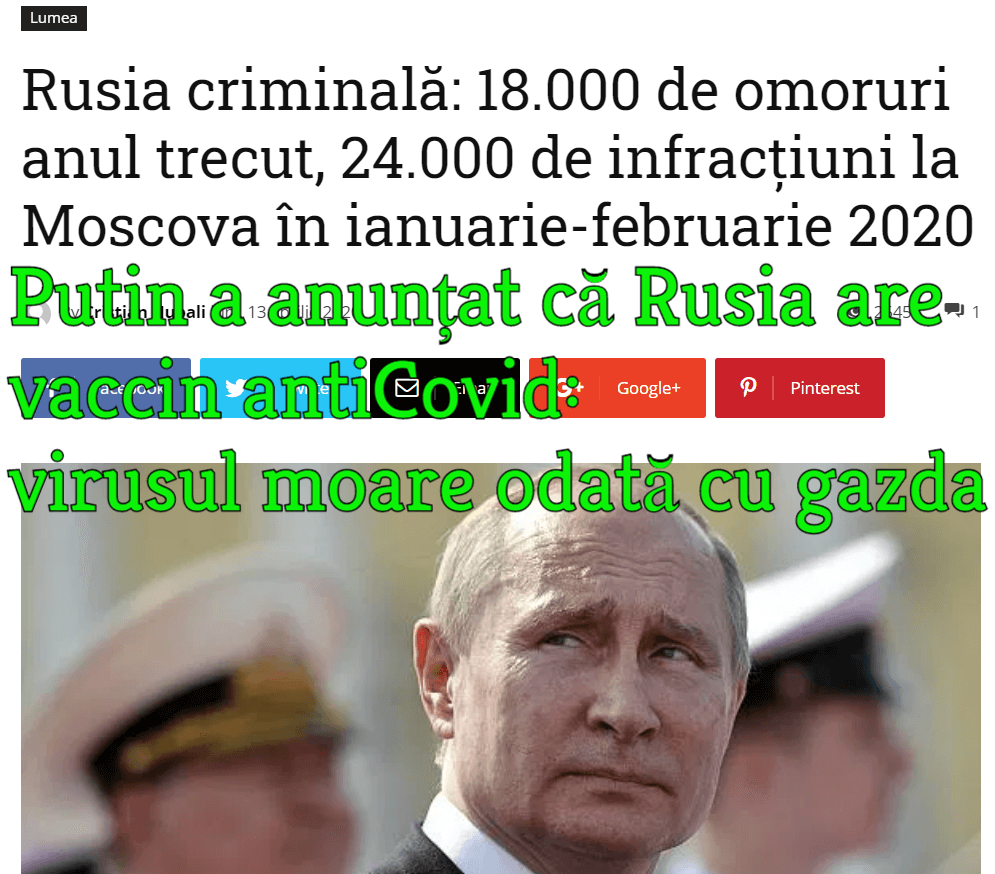Criminalul Vladimir Putin