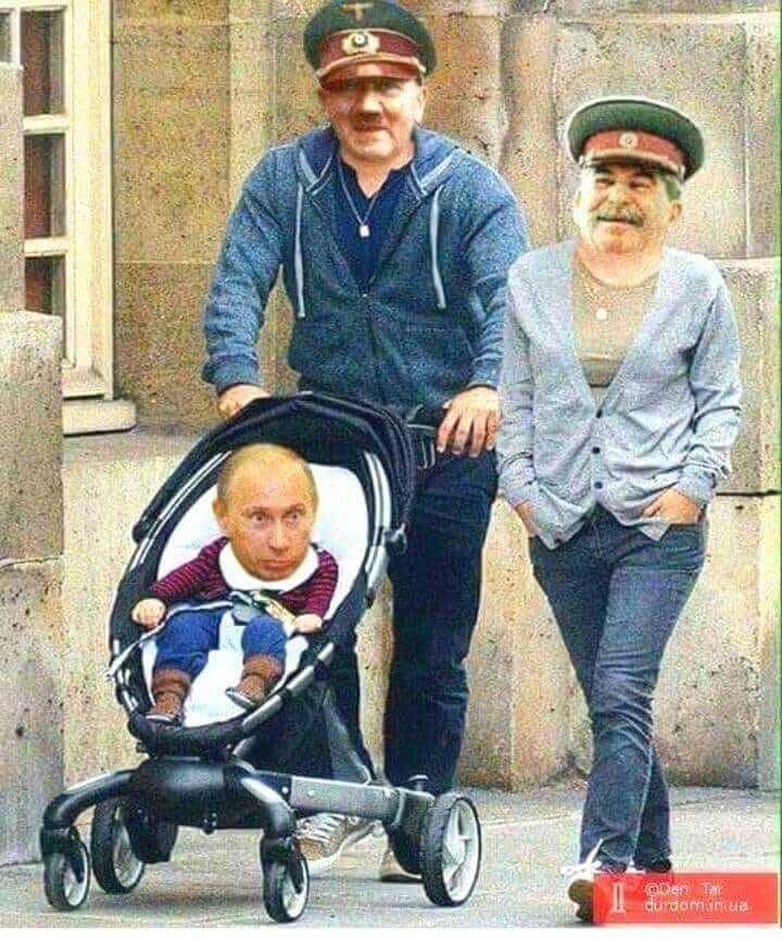 Putin, Hitler, Stalin