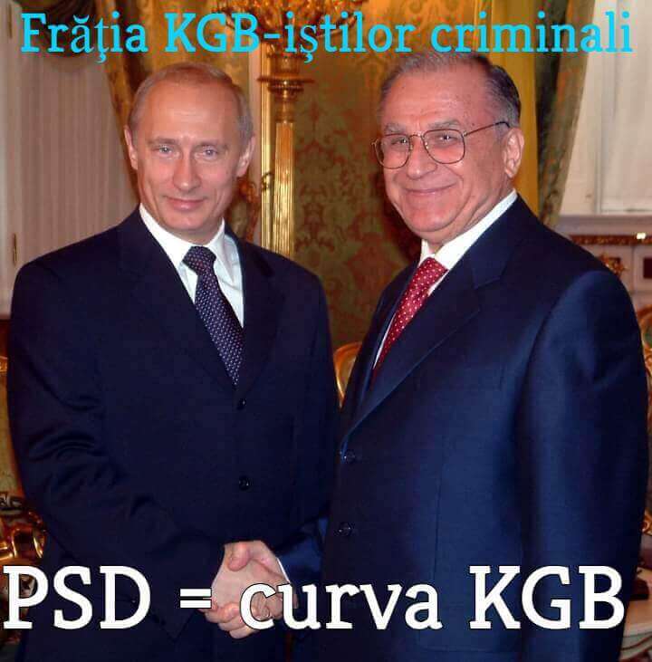 Criminalii Vladimir Putin si Ion Iliescu