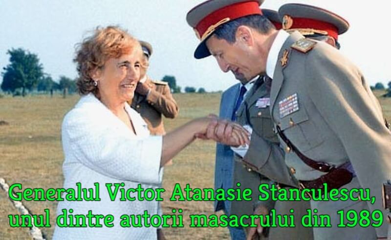Elena Ceausescu si Victor Athanasie Stanculescu