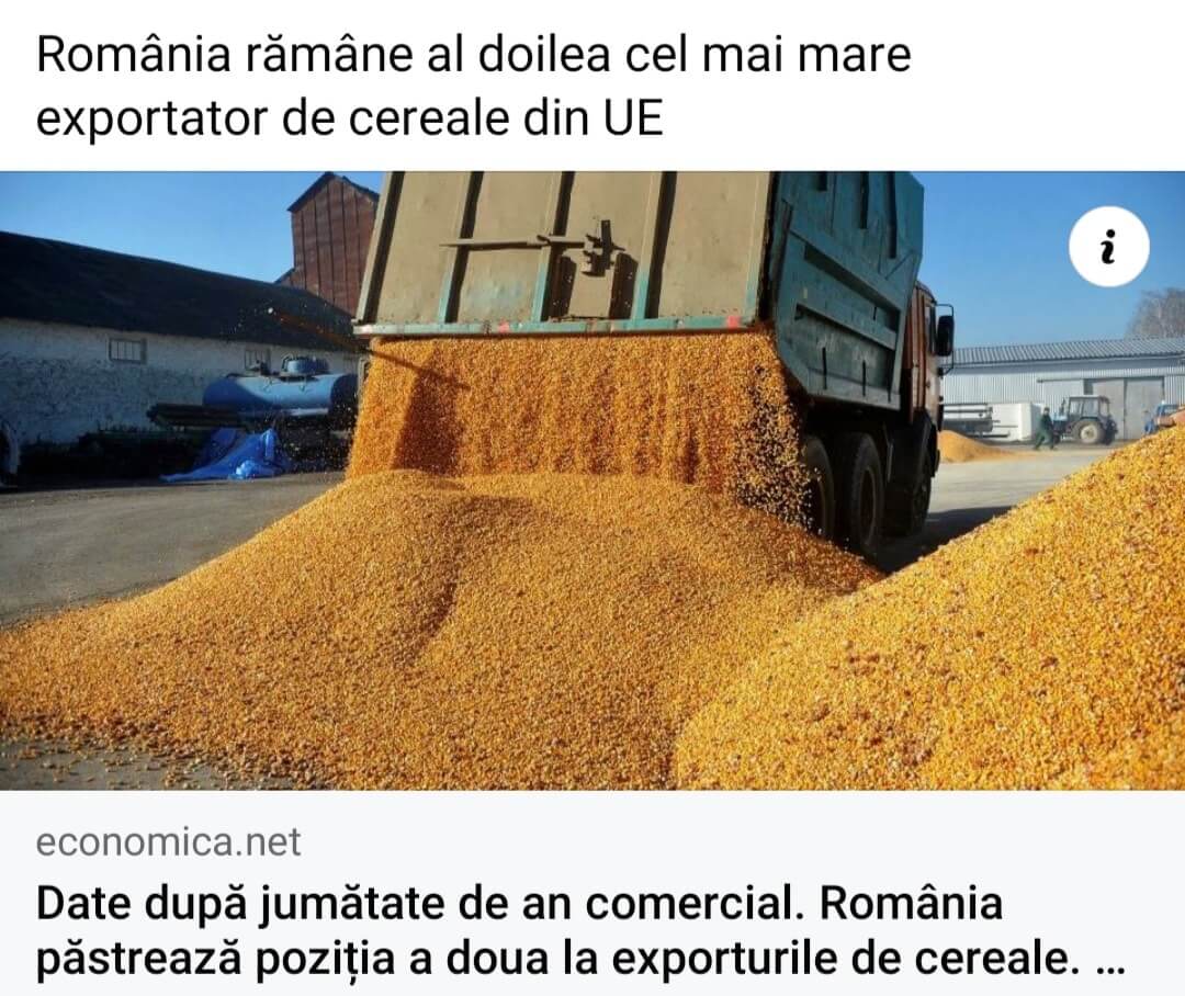 Cereale, România