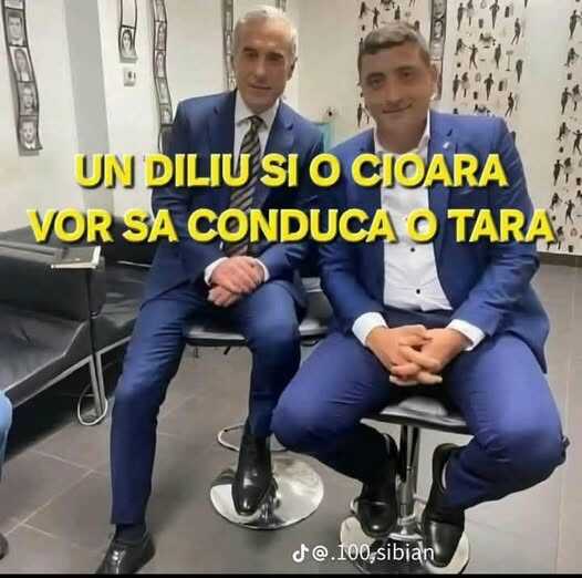 Călin Georgescu şi George Simion Călin Georgescu şi George Simion