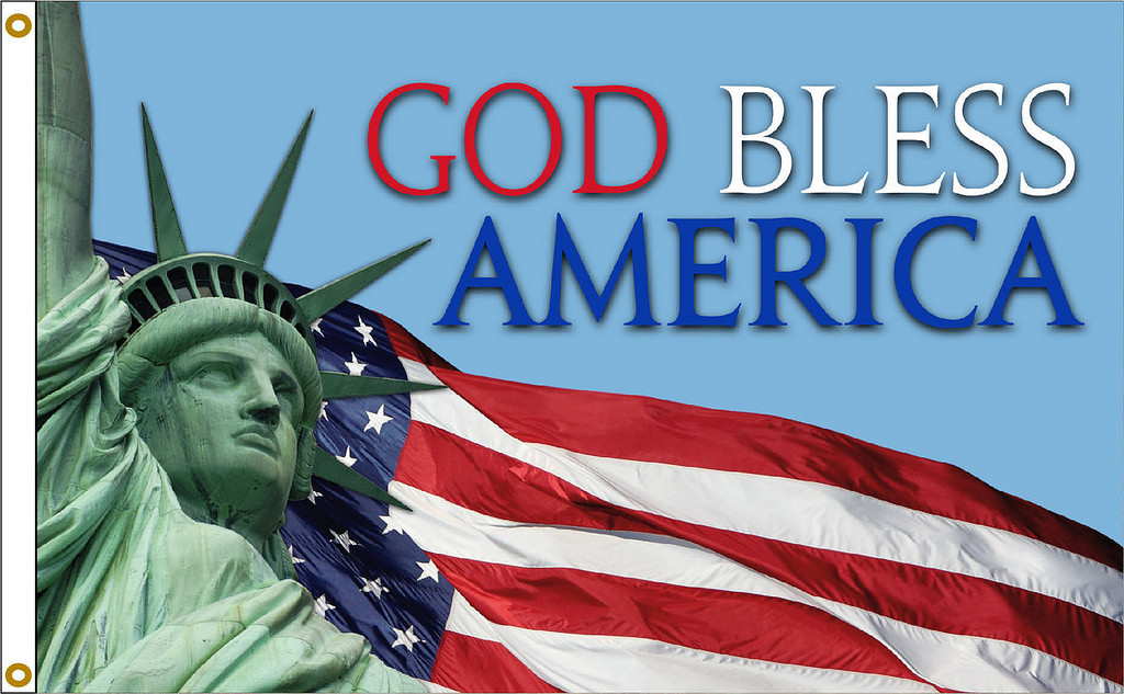 Drapelul american, God Bless America