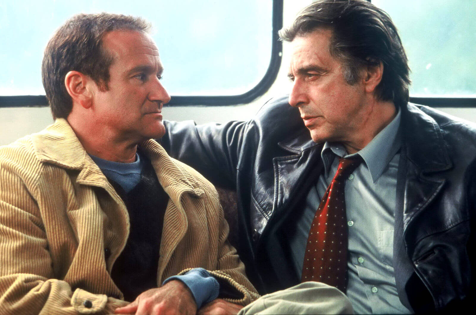 De la stanga: Robin Williams si Al Pacino