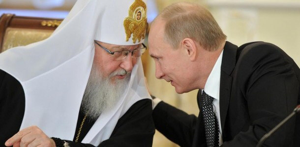 Patriarhul Kiril si Vladimir Putin