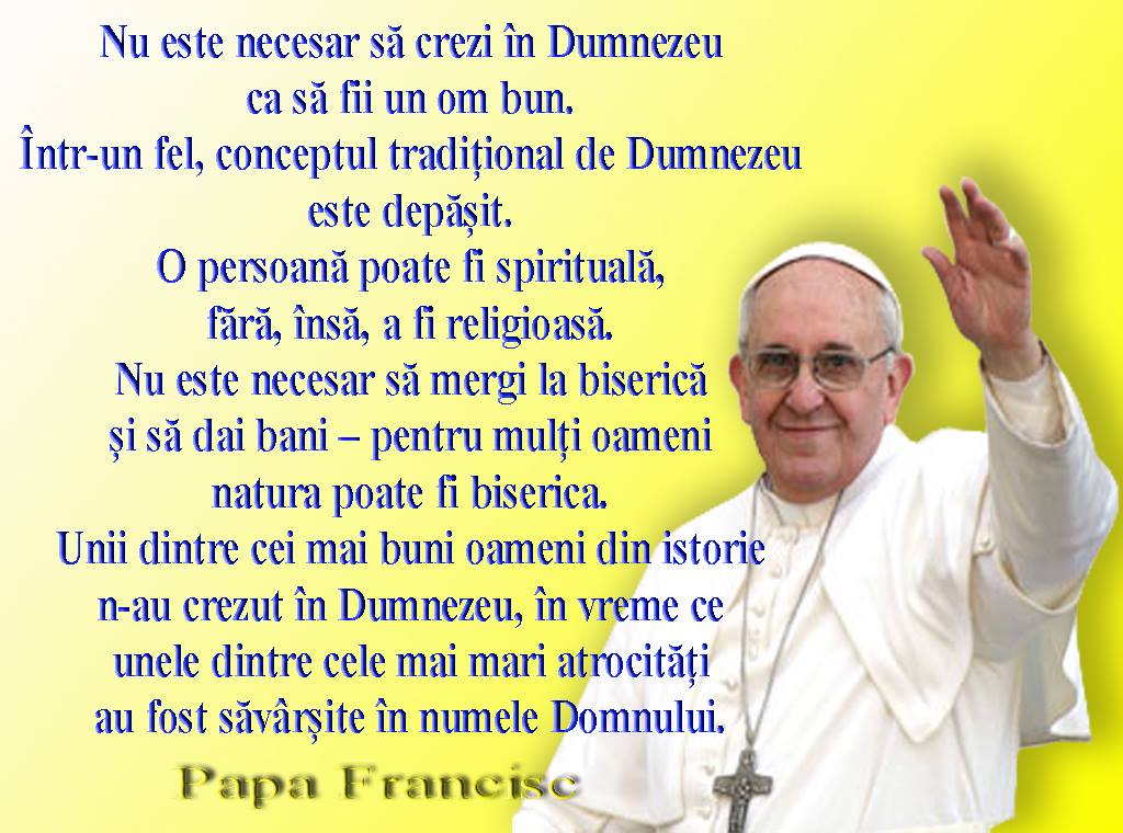 Citat Papa Francisc