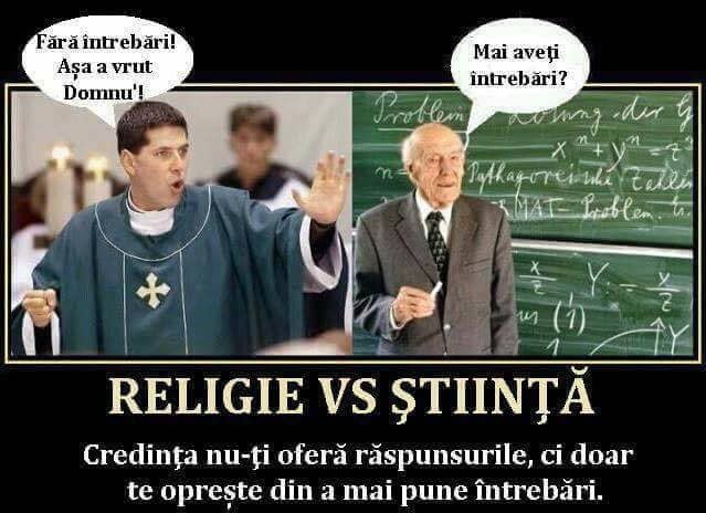 Religie versus stiinta